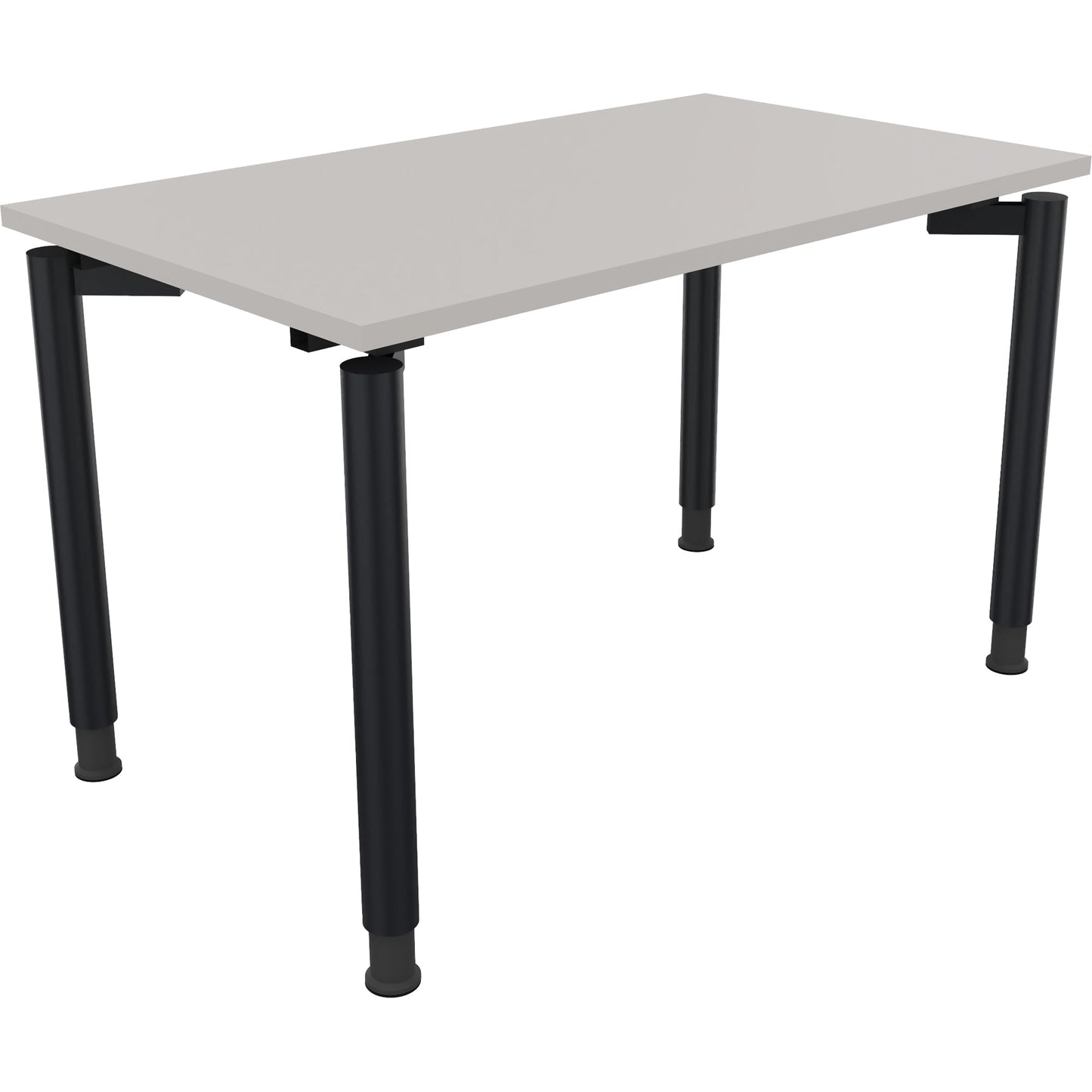 Schreibtisch all in one Maße: 1.200 x 680-820 x 700 mm (B x H x T) Holz lichtgrau