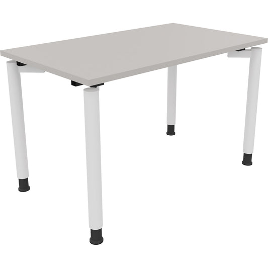 Schreibtisch all in one Maße: 1.200 x 680-820 x 700 mm (B x H x T) Holz lichtgrau