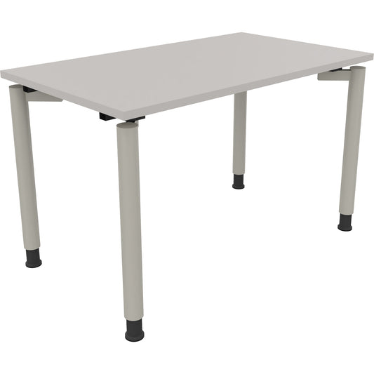 Schreibtisch all in one Maße: 1.200 x 680-820 x 700 mm (B x H x T) Holz lichtgrau