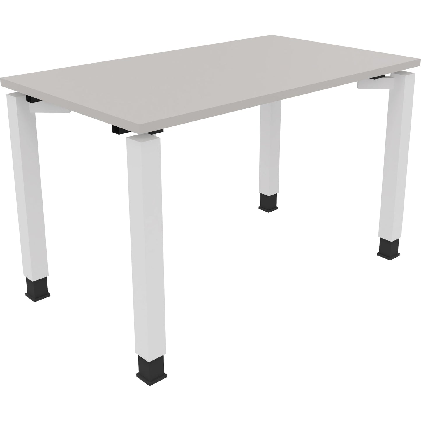 Schreibtisch all in one Maße: 1.200 x 680-820 x 700 mm (B x H x T) Holz lichtgrau