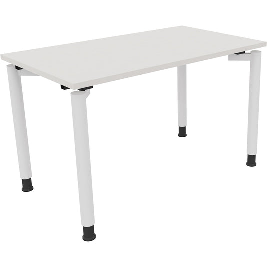 Schreibtisch all in one Maße: 1.200 x 680-820 x 700 mm (B x H x T) Holz diamant weiß