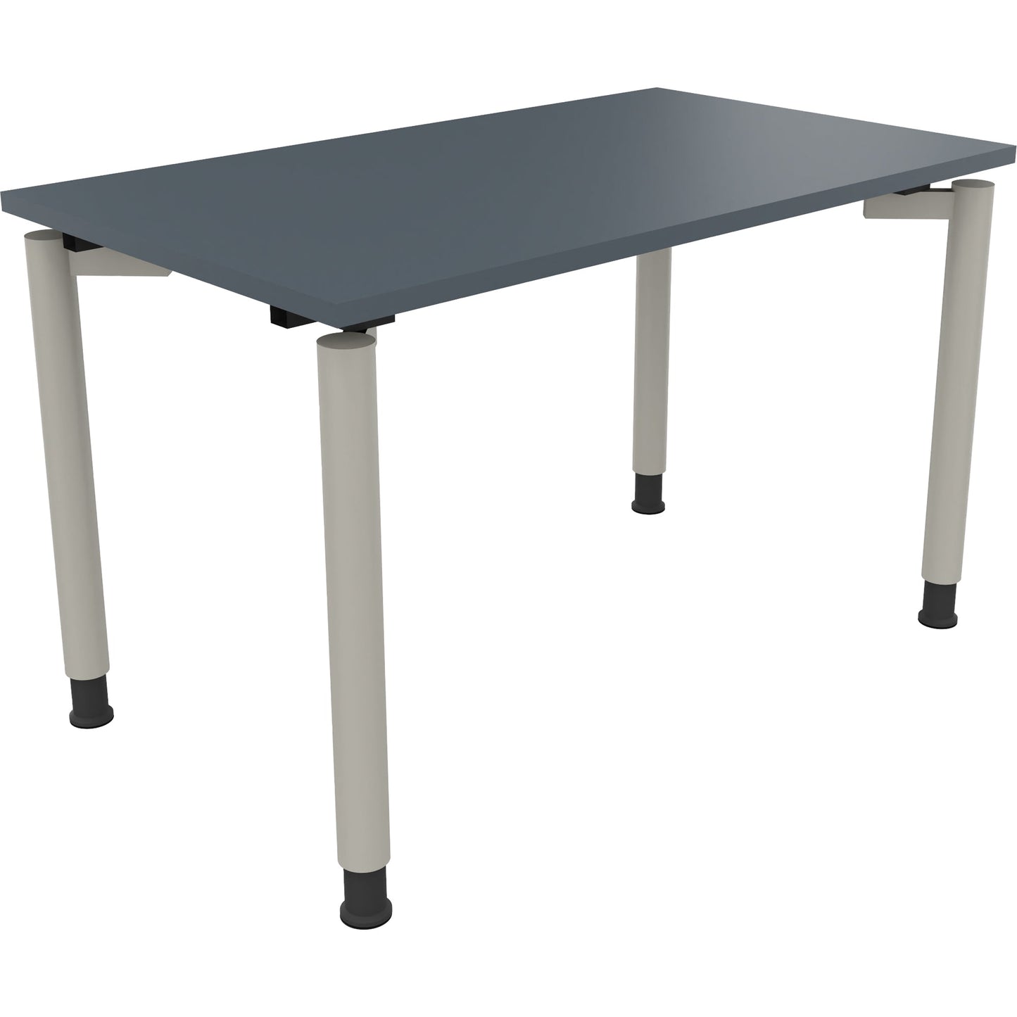 Schreibtisch all in one Maße: 1.200 x 680-820 x 700 mm (B x H x T) Holz lavagrau