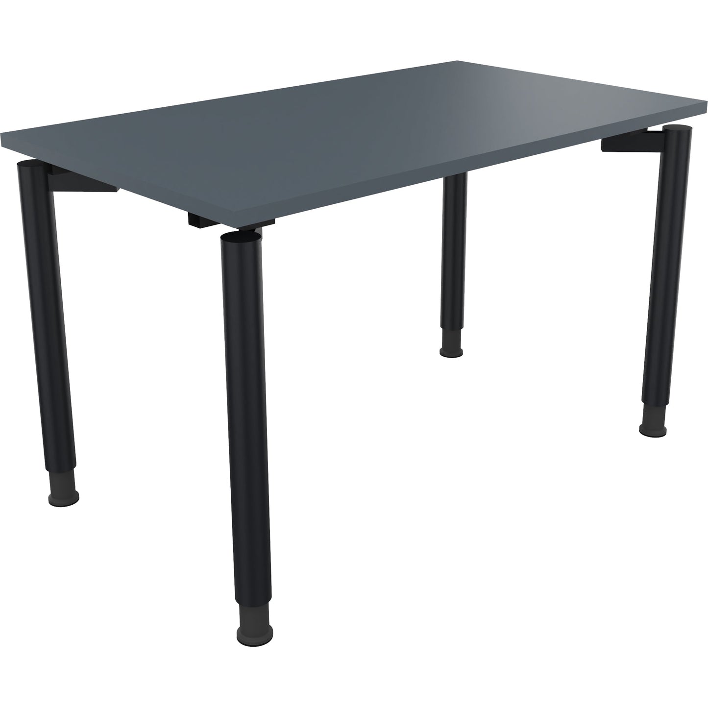 Schreibtisch all in one Maße: 1.200 x 680-820 x 700 mm (B x H x T) Holz lavagrau