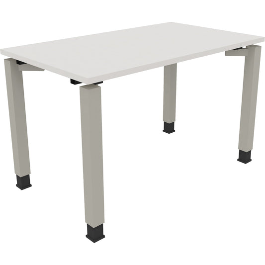 Schreibtisch all in one Maße: 1.200 x 680-820 x 700 mm (B x H x T) Holz diamant weiß