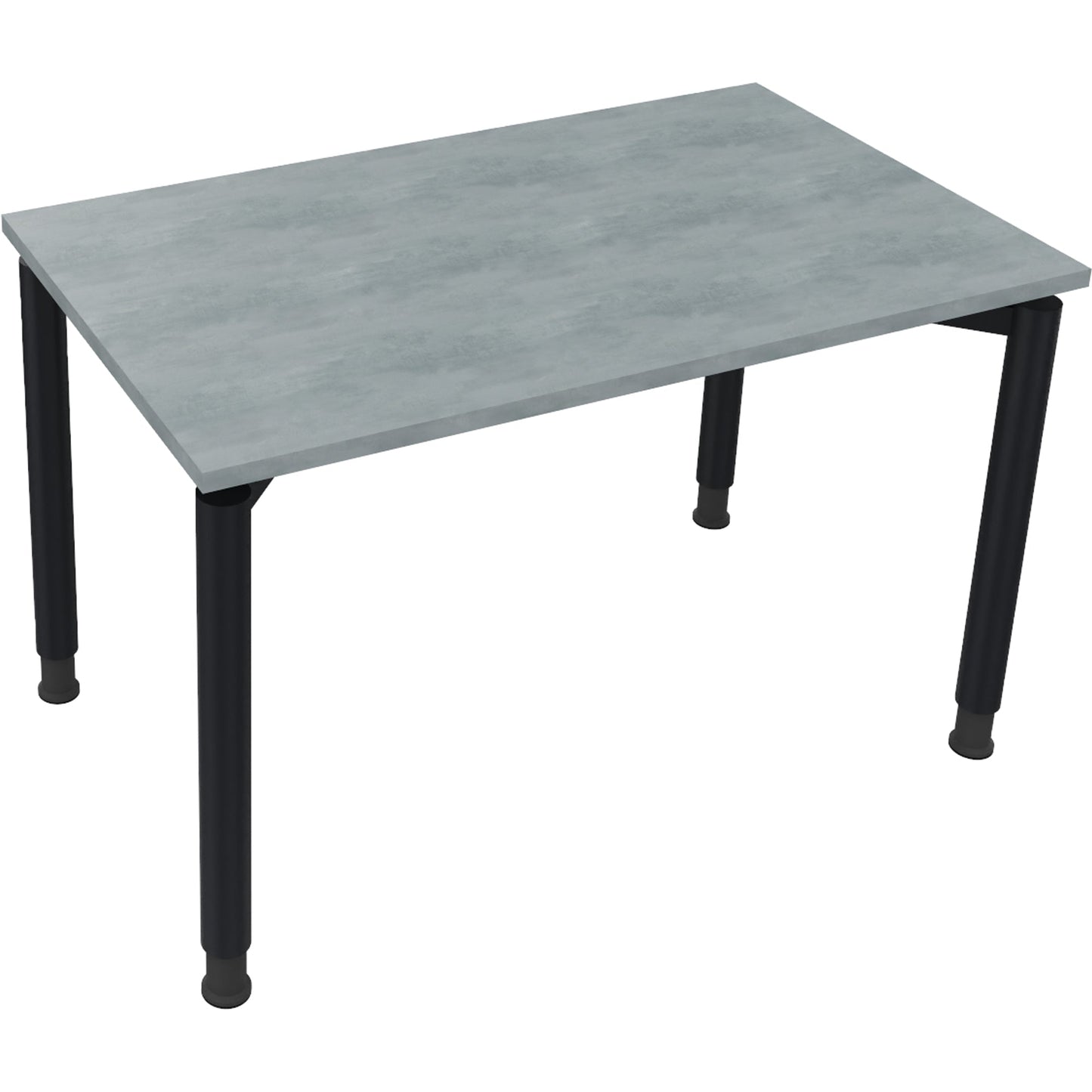 Schreibtisch all in one Maße: 1.200 x 680-820 x 700 mm (B x H x T) Holz beton hell