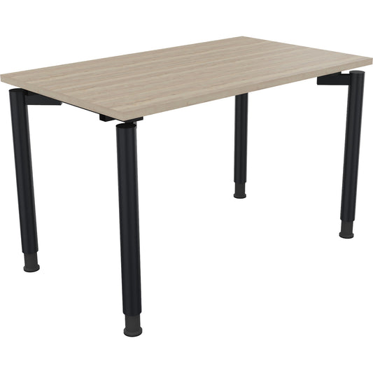 Schreibtisch all in one Maße: 1.200 x 680-820 x 700 mm (B x H x T) Holz eiche natur