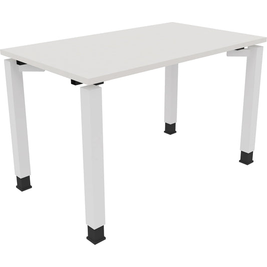 Schreibtisch all in one Maße: 1.200 x 680-820 x 700 mm (B x H x T) Holz diamant weiß