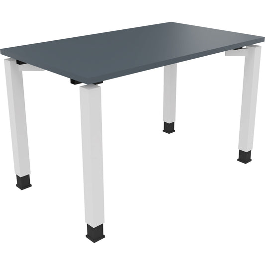 Schreibtisch all in one Maße: 1.200 x 680-820 x 700 mm (B x H x T) Holz lavagrau