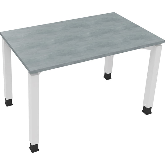 Schreibtisch all in one Maße: 1.200 x 680-820 x 700 mm (B x H x T) Holz beton hell