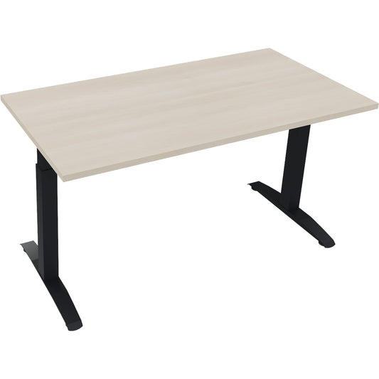 Schreibtisch all in one Maße: 1.400 x 650-850 x 700 mm (B x H x T) Holz akazie hell