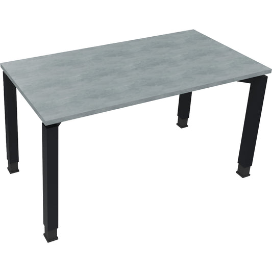 Schreibtisch all in one Maße: 1.400 x 680-820 x 700 mm (B x H x T) Holz eiche natur