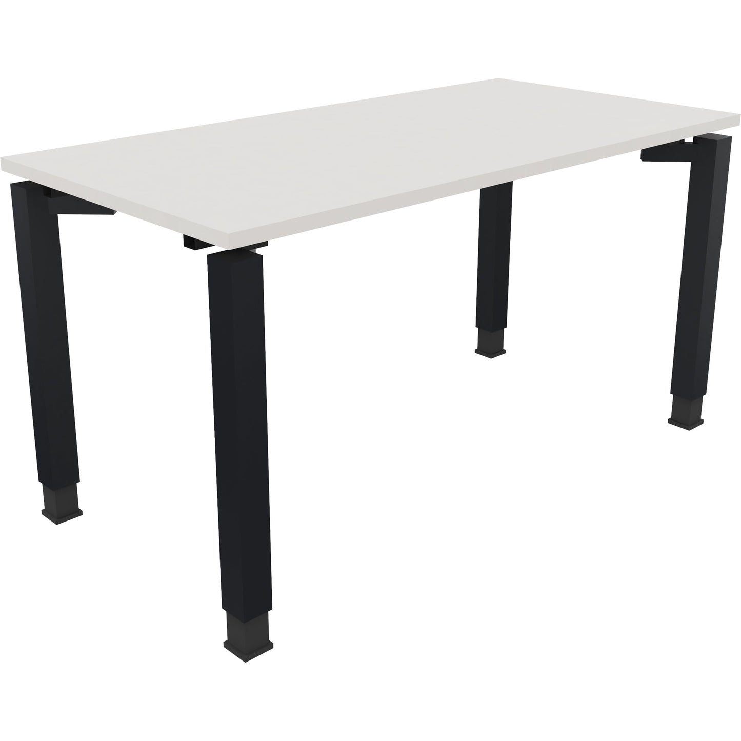 Schreibtisch all in one Maße: 1.400 x 680-820 x 700 mm (B x H x T) Holz diamant weiß