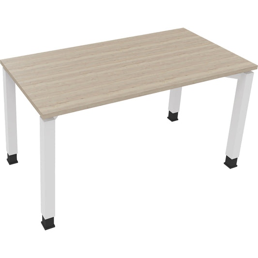 Schreibtisch all in one Maße: 1.400 x 680-820 x 700 mm (B x H x T) Holz eiche natur