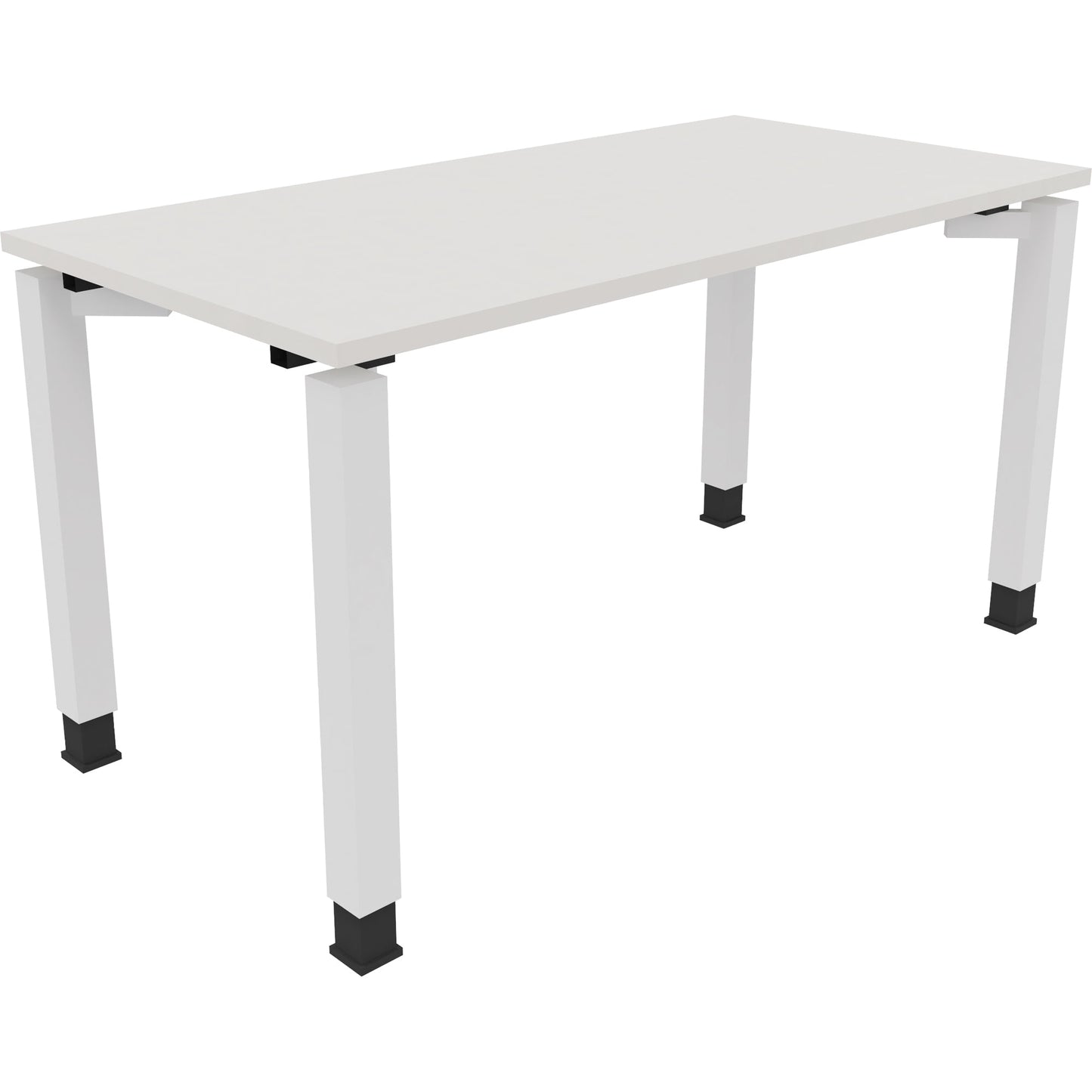 Schreibtisch all in one Maße: 1.400 x 680-820 x 700 mm (B x H x T) Holz diamant weiß