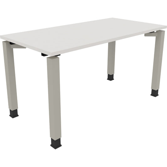 Schreibtisch all in one Maße: 1.400 x 680-820 x 700 mm (B x H x T) Holz diamant weiß