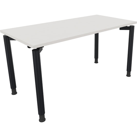 Schreibtisch all in one Maße: 1.400 x 680-820 x 700 mm (B x H x T) Holz diamant weiß