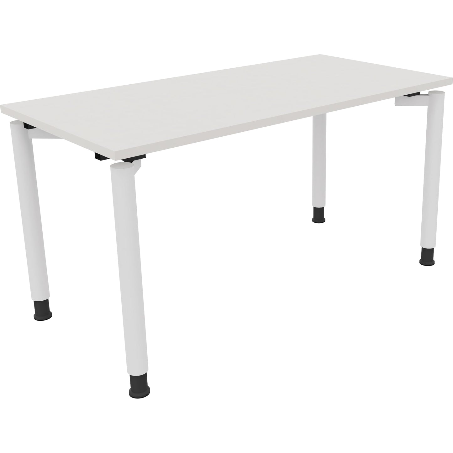 Schreibtisch all in one Maße: 1.400 x 680-820 x 700 mm (B x H x T) Holz diamant weiß