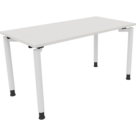 Schreibtisch all in one Maße: 1.400 x 680-820 x 700 mm (B x H x T) Holz diamant weiß