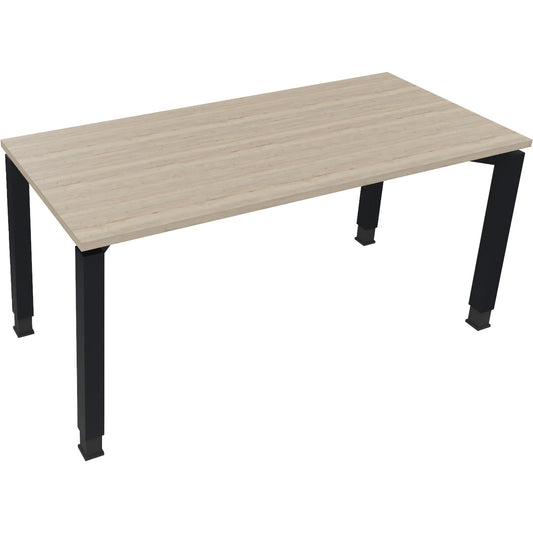 Schreibtisch all in one Maße: 1.600 x 680-820 x 700 mm (B x H x T) Holz eiche natur