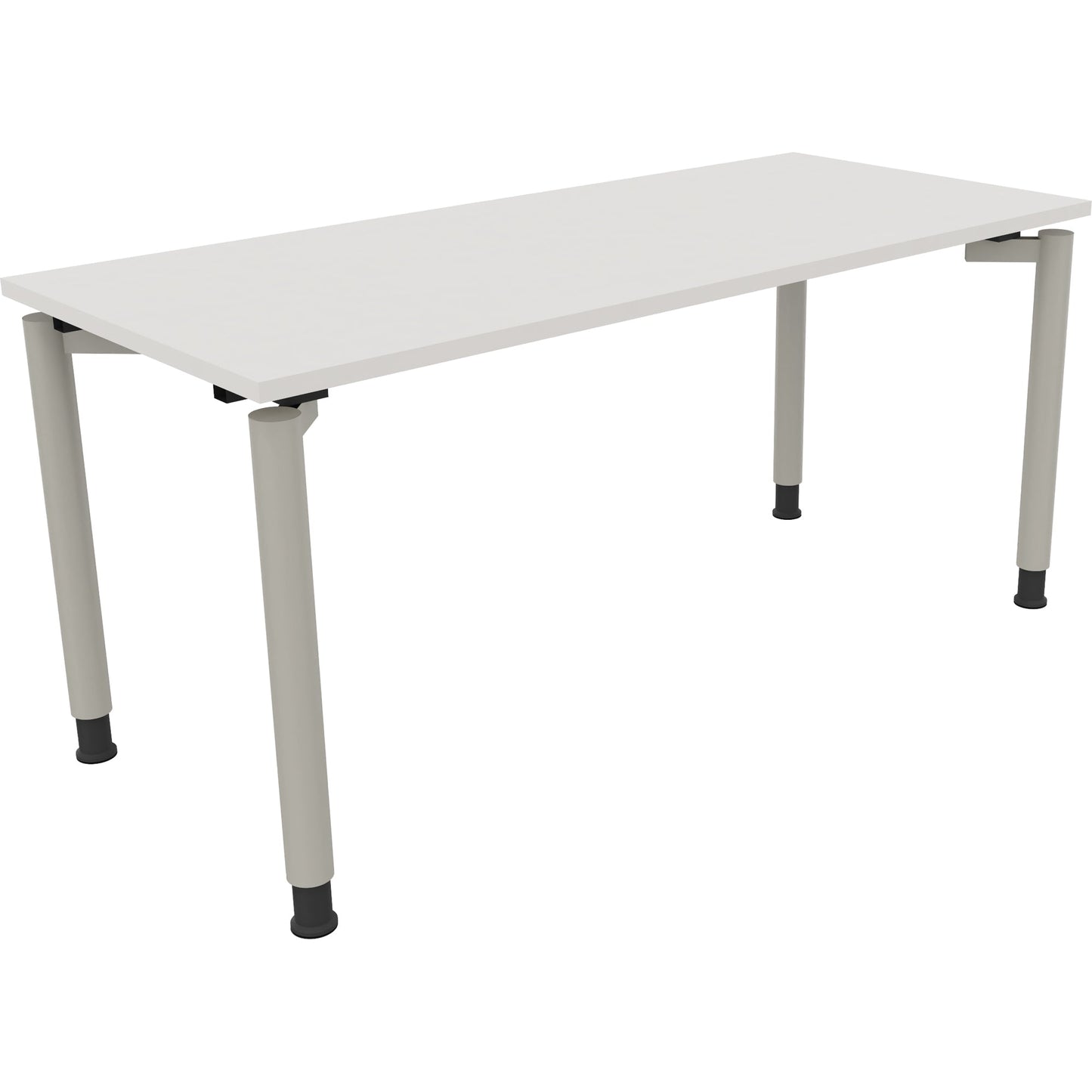 Schreibtisch all in one Maße: 1.600 x 680-820 x 700 mm (B x H x T) Holz diamant weiß