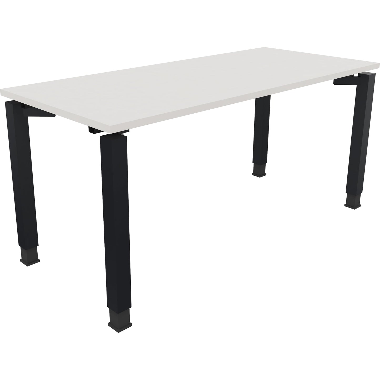 Schreibtisch all in one Maße: 1.600 x 680-820 x 700 mm (B x H x T) Holz diamant weiß