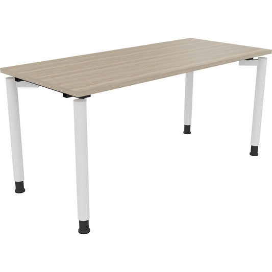 Schreibtisch all in one Maße: 1.600 x 680-820 x 700 mm (B x H x T) Holz eiche natur
