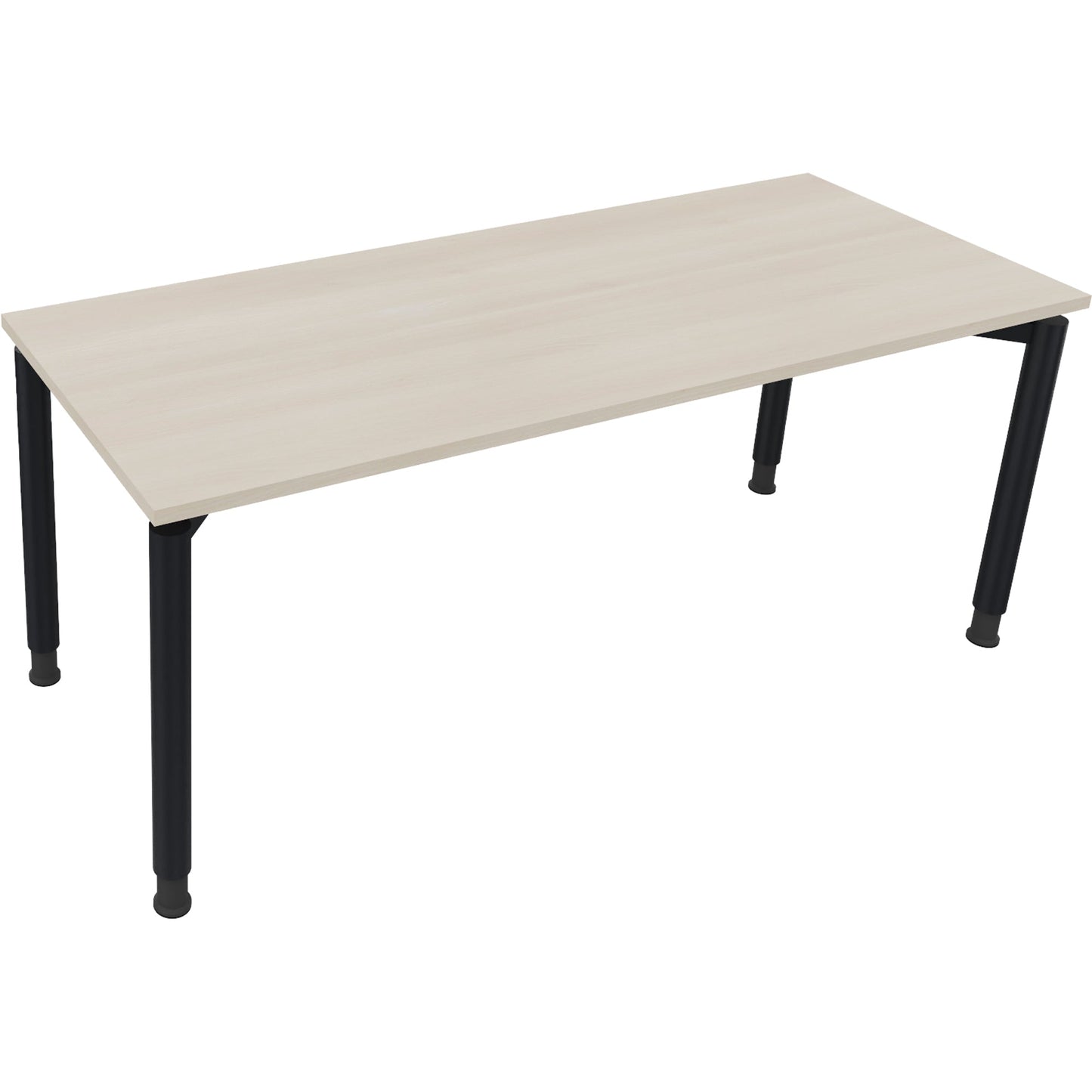 Schreibtisch all in one Maße: 1.800 x 680-820 x 700 mm (B x H x T) Holz akazie hell