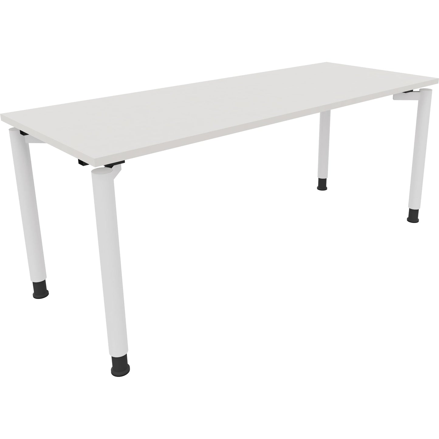 Schreibtisch all in one Maße: 1.800 x 680-820 x 700 mm (B x H x T) Holz diamant weiß