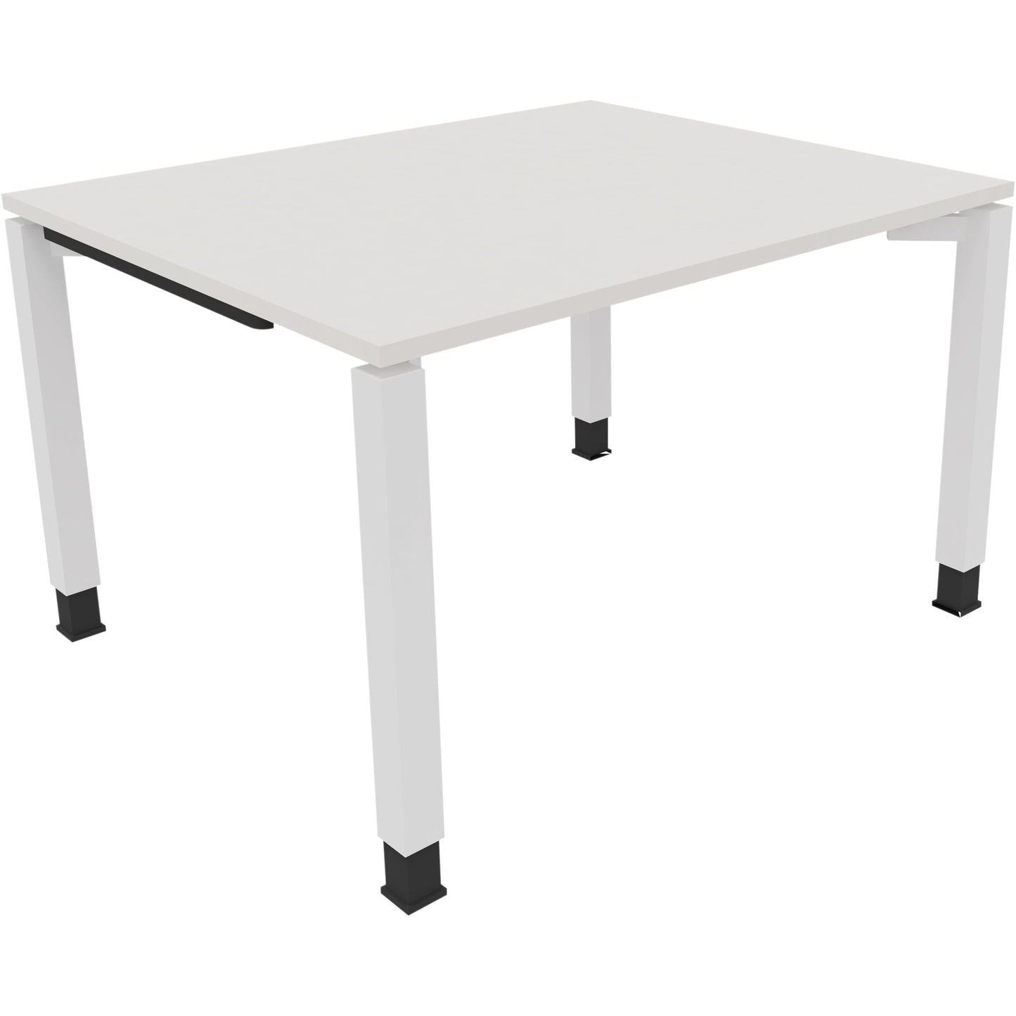 Schreibtisch all in one Maße: 1.200 x 680-820 x 1.000 mm (B x H x T) Holz diamantweiß