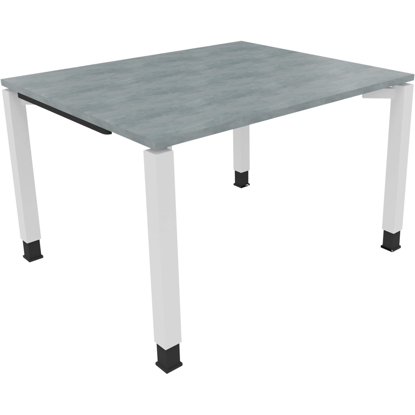 Schreibtisch all in one Maße: 1.200 x 680-820 x 1.000 mm (B x H x T) Holz beton hell