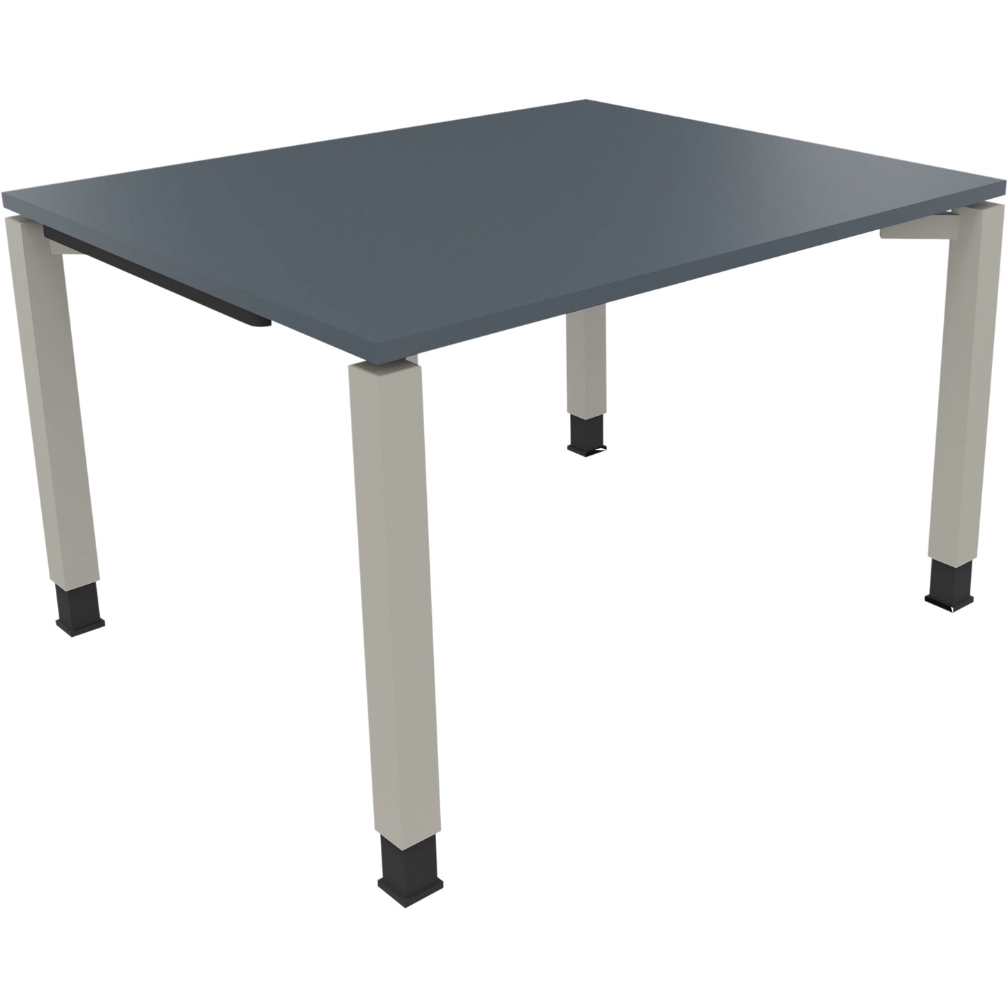 Schreibtisch all in one Maße: 1.200 x 680-820 x 1.000 mm (B x H x T) Holz lavagrau