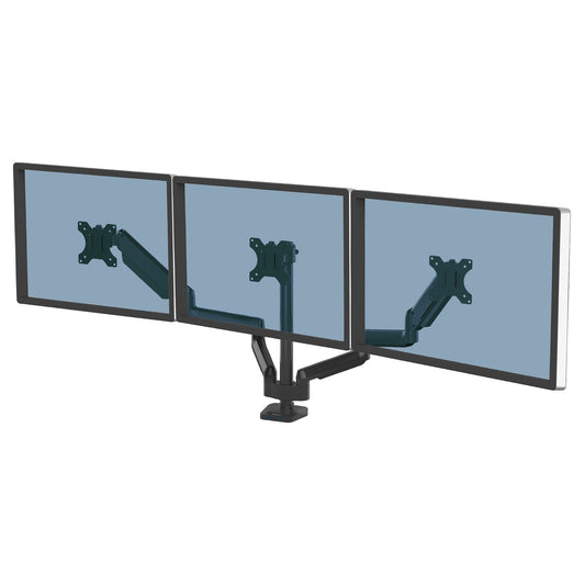 Fellowes® Monitorschwenkarm Platinum Series 127,5 x 92,4 x 14,1 cm (B x H x T) 3 x 7kg Aluminium/ABS Kunststoff schwarz