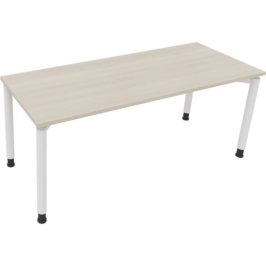 Schreibtisch all in one Maße: 1.800 x 680-820 x 700 mm (B x H x T) Holz akazie hell