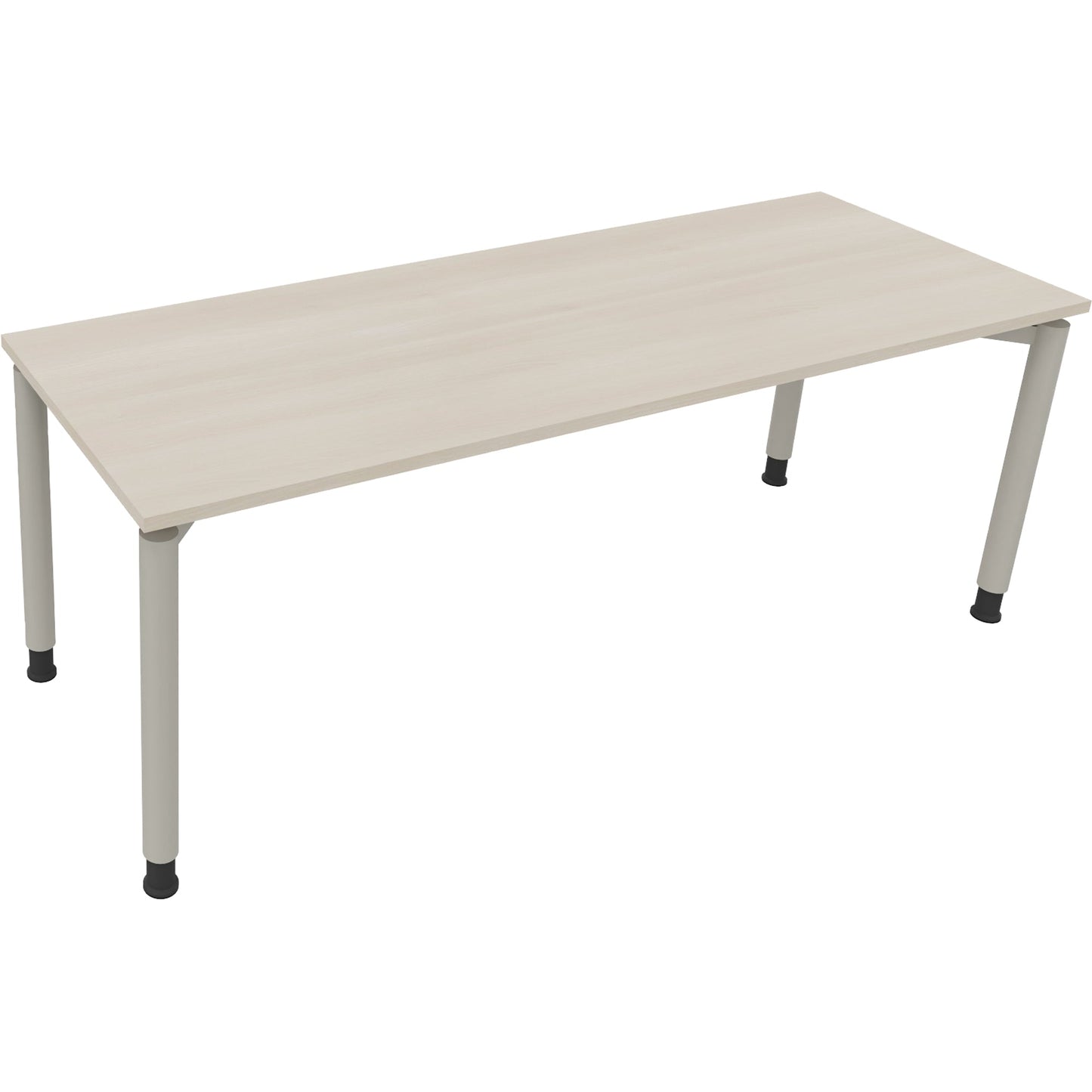 Schreibtisch all in one Maße: 2.000 x 680-820 x 700 mm (B x H x T) Holz akazie hell