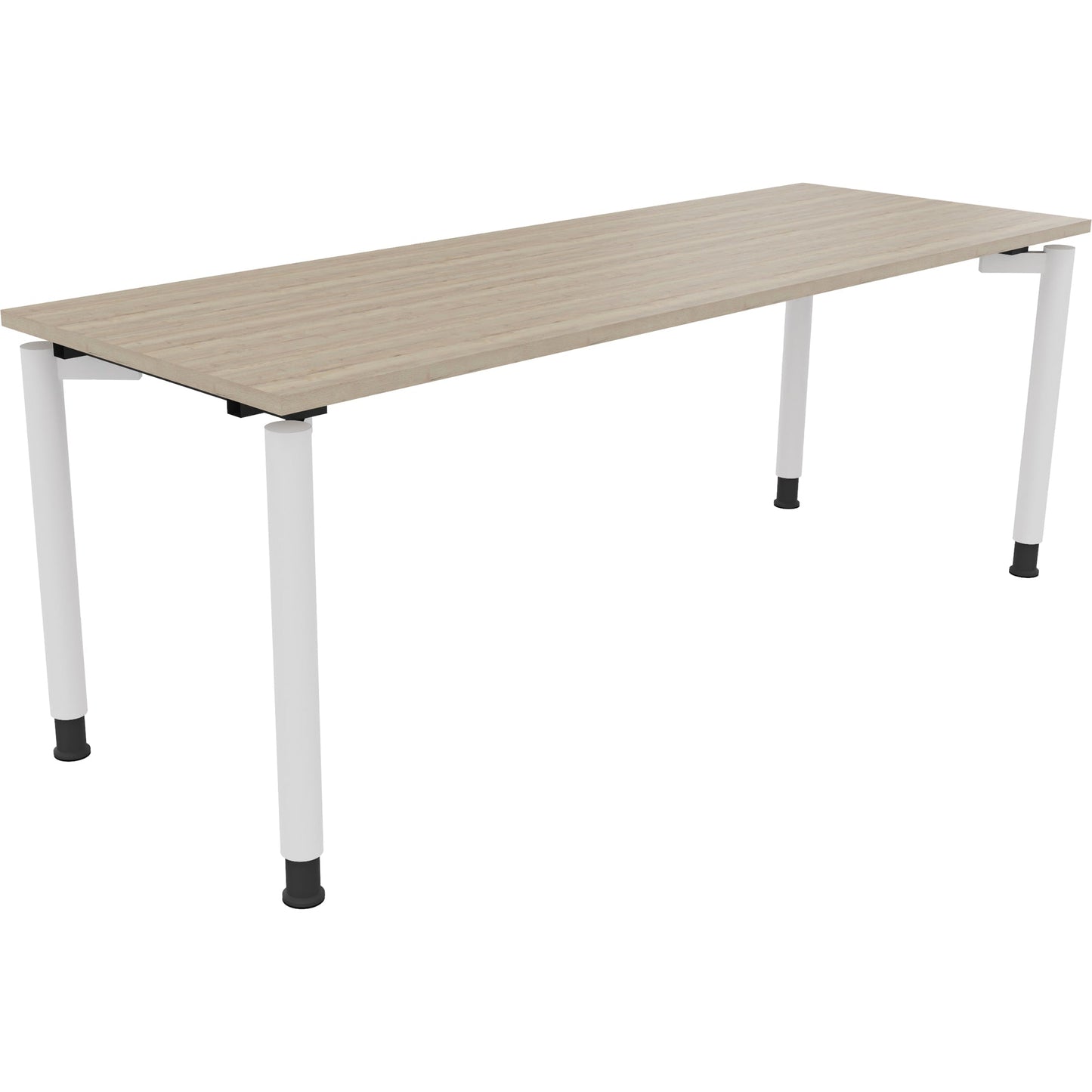 Schreibtisch all in one Maße: 2.000 x 680-820 x 700 mm (B x H x T) Holz eiche natur
