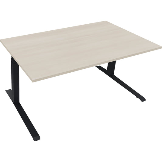 Schreibtisch all in one Maße: 1.600 x 645-1.275 x 900 mm (B x H x T) Holz akazie hell