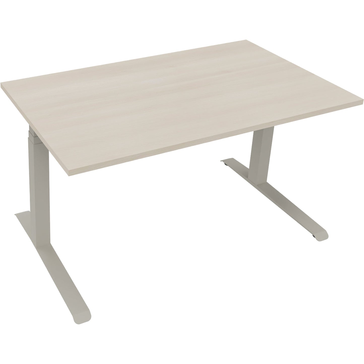 Schreibtisch all in one Maße: 1.400 x 645-1.275 x 800 mm (B x H x T) Holz akazie hell