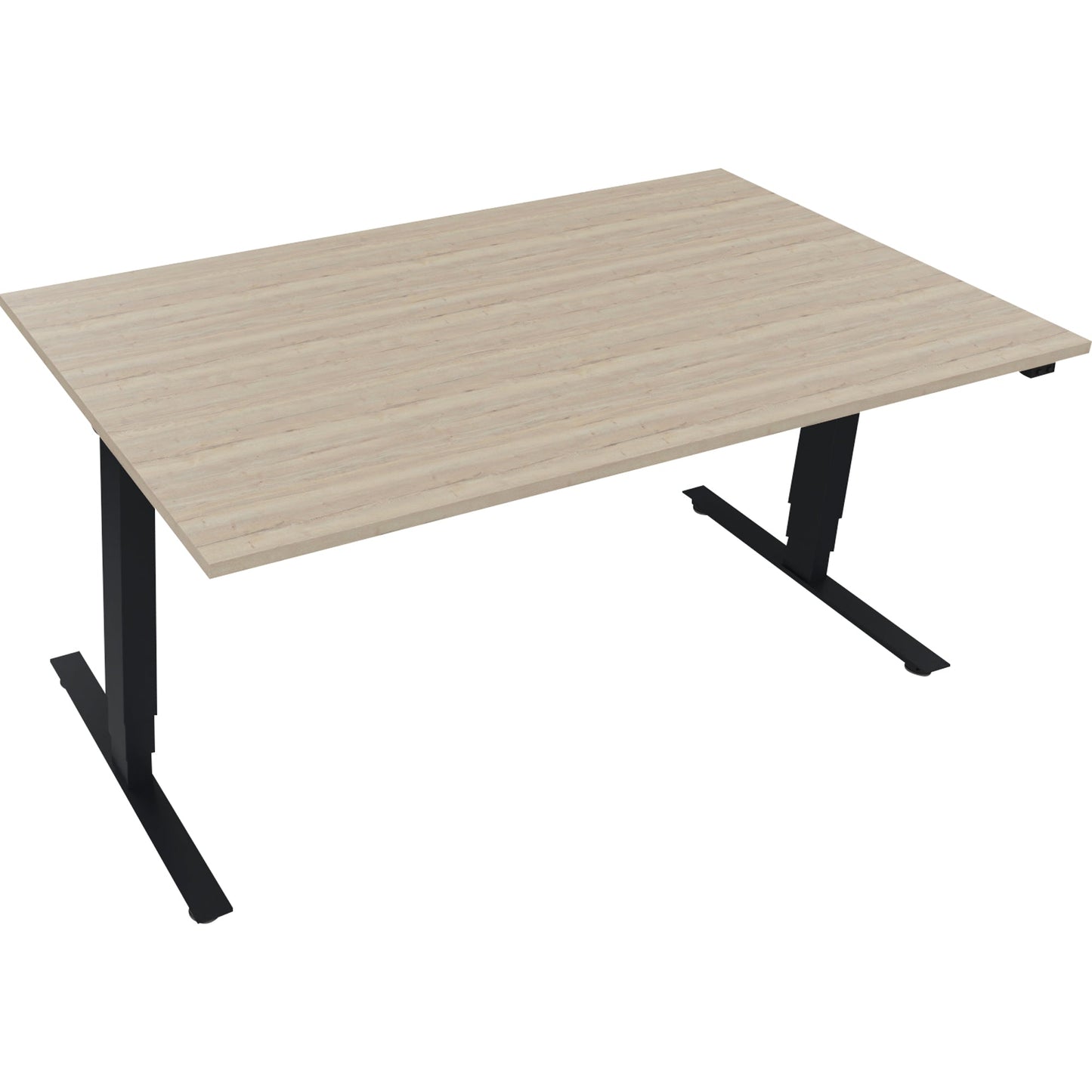 Schreibtisch Move 2.0 Maße: 1.600 x 625-1.285 x 900 mm (B x H x H x T) Holz eiche natur