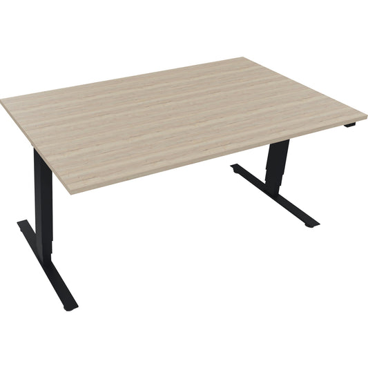 Schreibtisch Move 2.0 Maße: 1.600 x 625-1.285 x 900 mm (B x H x H x T) Holz eiche natur