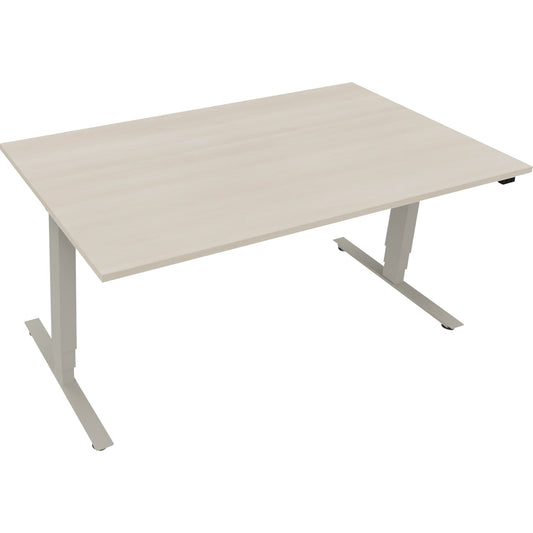 Schreibtisch Maße: 1.600 x 625-1.285 x 900 mm (B x H x T) Holz akazie hell