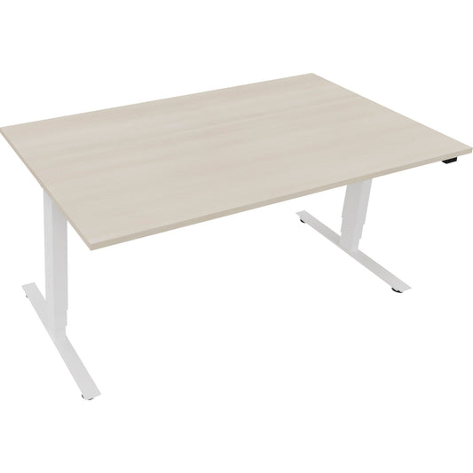 Schreibtisch Maße: 1.600 x 625-1.285 x 900 mm (B x H x T) Holz akazie hell