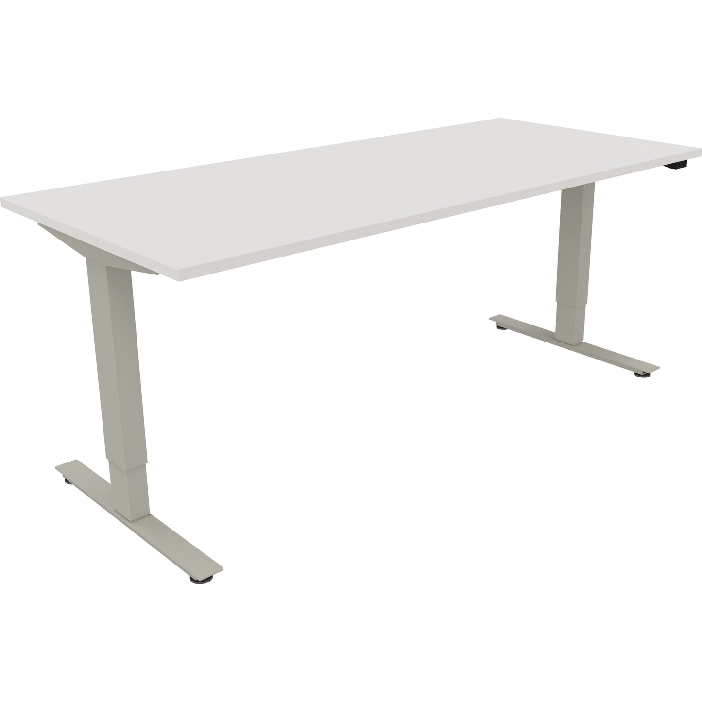 Schreibtisch Maße: 1.800 x 625-1.285 x 800 mm (B x H x T) Holz diamant weiß