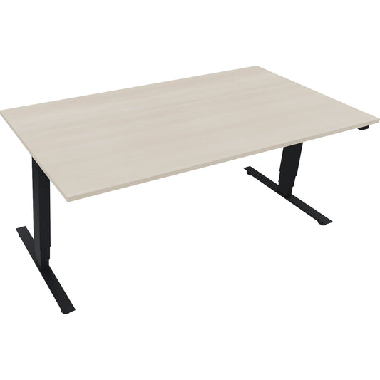 Schreibtisch Maße: 1.800 x 625-1.285 x 900 mm (B x H x T) Holz akazie hell