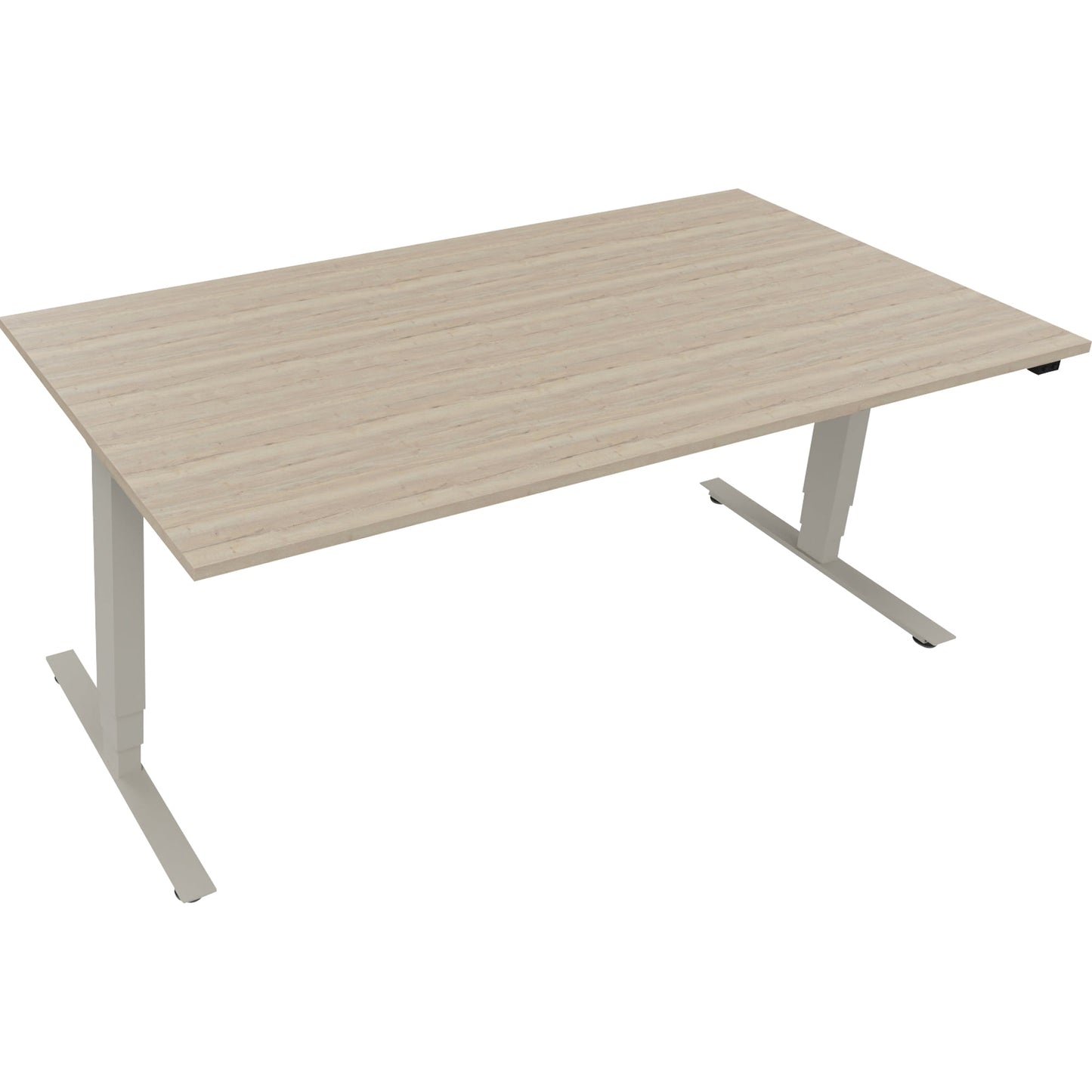 Schreibtisch Maße: 1.800 x 625-1.285 x 900 mm (B x H x T) Holz eiche natur