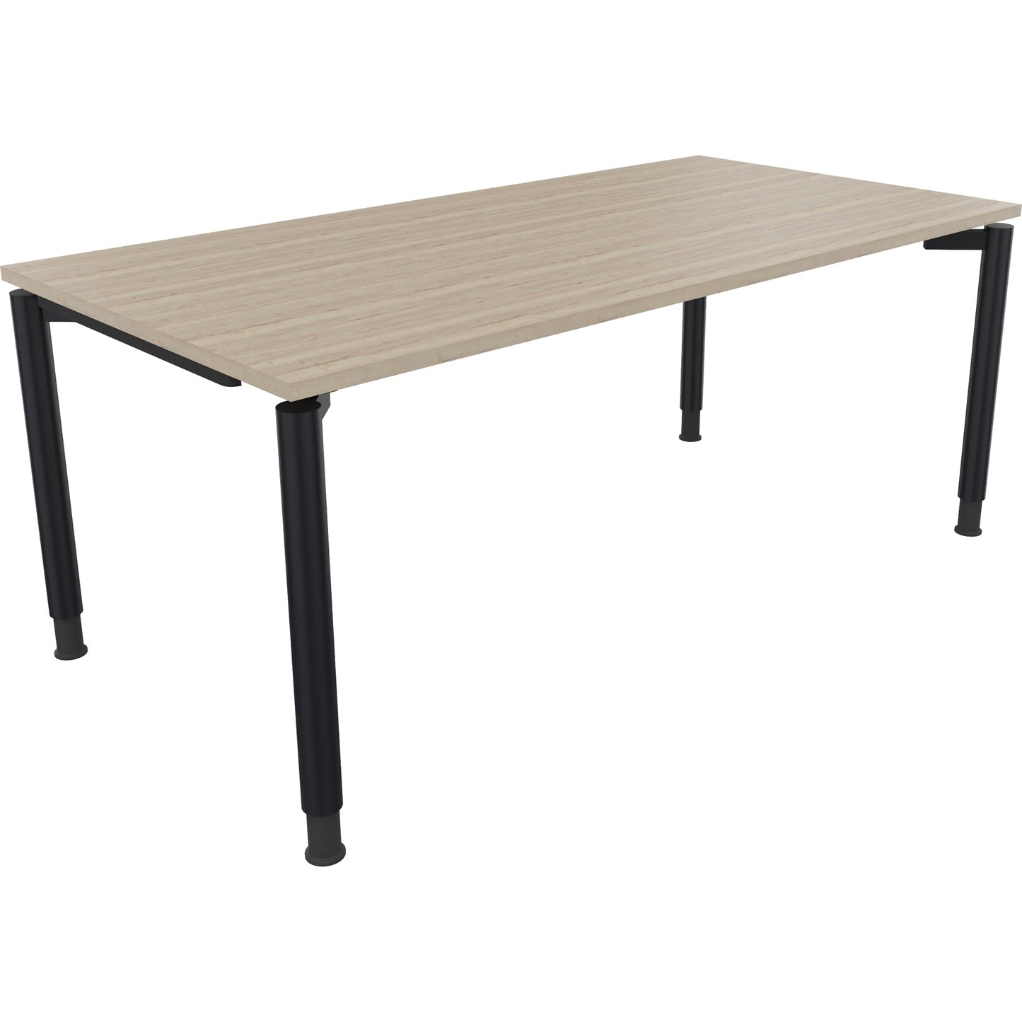 Schreibtisch all in one Maße: 1.800 x 680-820 x 900 mm (B x H x T) Holz eiche natur