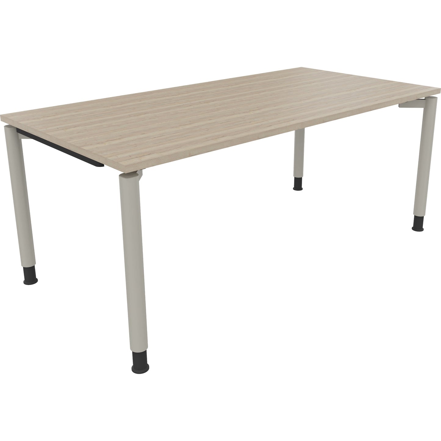 Schreibtisch all in one Maße: 1.800 x 680-820 x 900 mm (B x H x T) Holz eiche natur