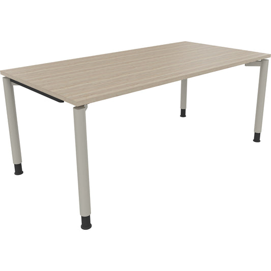 Schreibtisch all in one Maße: 1.800 x 680-820 x 900 mm (B x H x T) Holz eiche natur