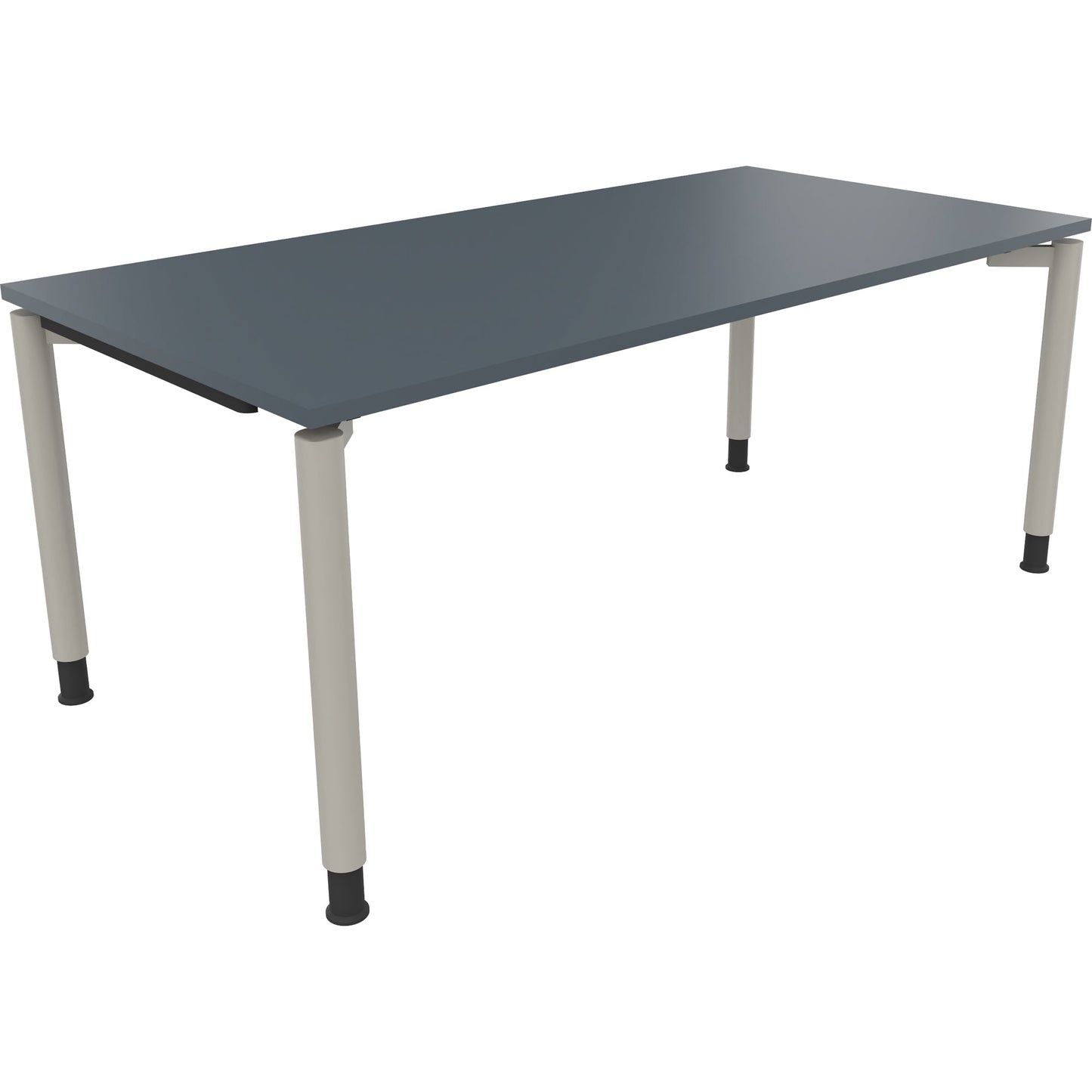 Schreibtisch all in one Maße: 1.800 x 680-820 x 900 mm (B x H x T) Holz lavagrau