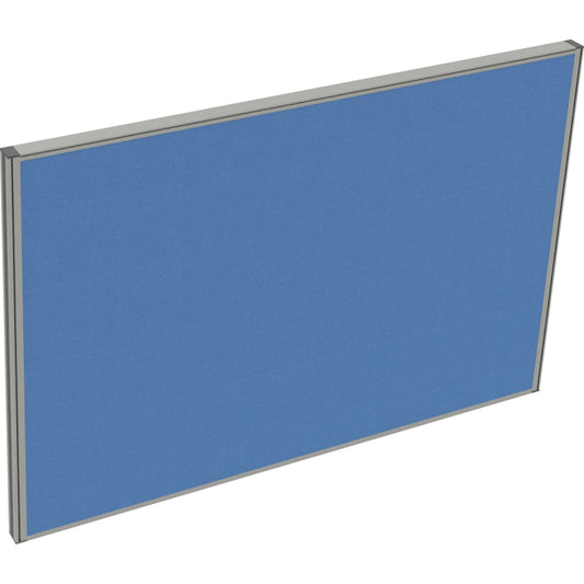 Tischtrennwand System 41 120 x 80 cm (B x H) 4,1cm Schallabsorberklasse: C Lucia Stoff blau