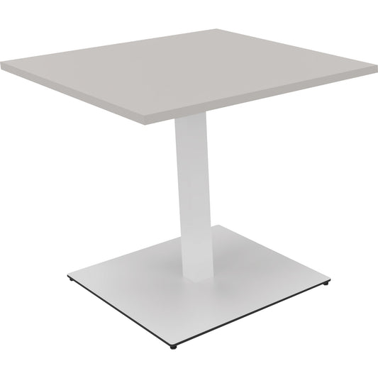 Konferenztisch communication 800 x 720 x 800 mm (B x H x T) Holz Farbe der Tischplatte: lichtgrau